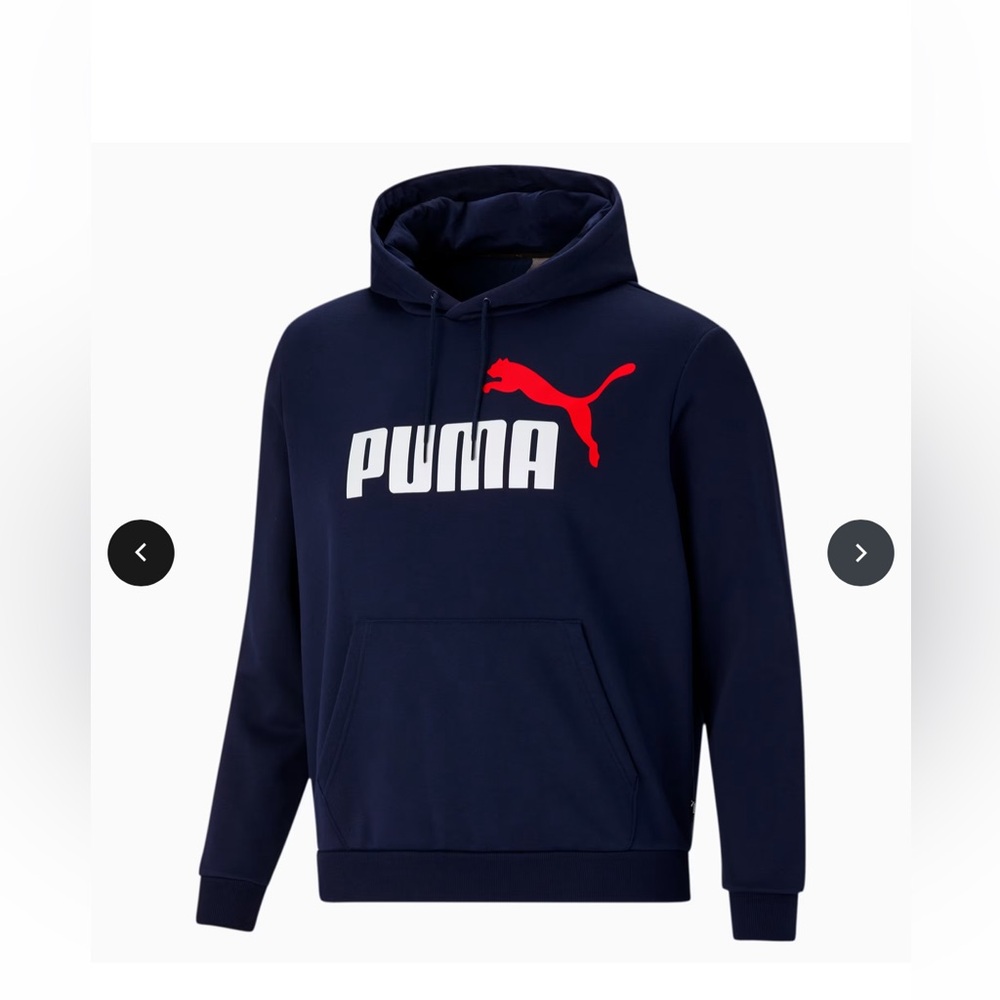 Puma Essentials 2 Men's Big Logo Hoodie 
#J